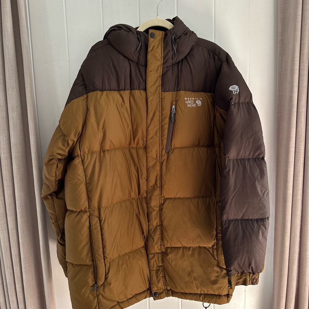 Mountain Hardwear Men's Brown Puffer Jacket